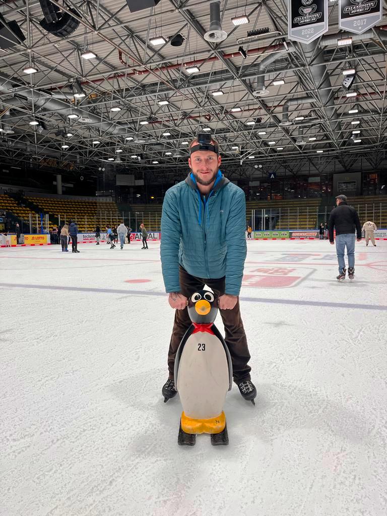 Łyżwy z pingwinami
